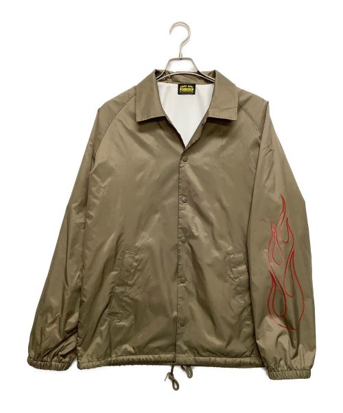 PorkChop（ポークチョップ）PorkChop (ポークチョップ) コーチジャケット カーキ サイズ:Lの古着・服飾アイテム