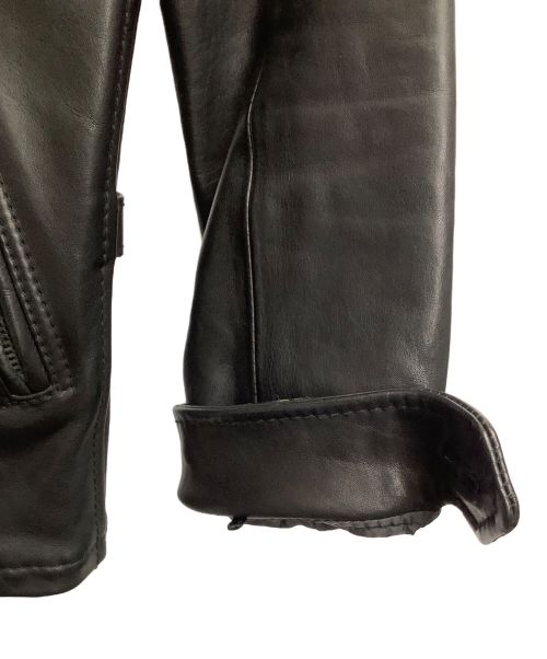 Schott（ショット）Schott (ショット) シングルライダースジャケット ブラック サイズ:Sサイズの古着・服飾アイテム