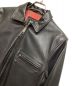 中古・古着 Schott (ショット) シングルライダースジャケット ブラック サイズ:Sサイズ：28000円