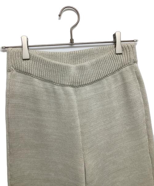 D-VEC（ディーベック）D-VEC (ディーベック) ニットフレアパンツ ホワイト サイズ:1の古着・服飾アイテム