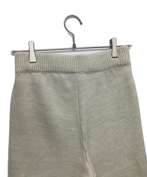 D-VEC（ディーベック）D-VEC (ディーベック) ニットフレアパンツ ホワイト サイズ:1の古着・服飾アイテム