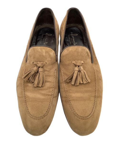 Ferrante（フェランテ）Ferrante (フェランテ) スエードタッセルローファー ブラウン サイズ:7の古着・服飾アイテム