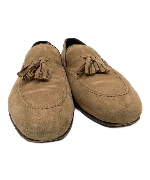 Ferrante（フェランテ）Ferrante (フェランテ) スエードタッセルローファー ブラウン サイズ:7の古着・服飾アイテム