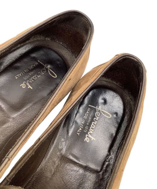 Ferrante（フェランテ）Ferrante (フェランテ) スエードタッセルローファー ブラウン サイズ:7の古着・服飾アイテム