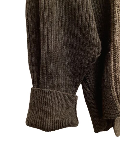 KOLOR（カラー）KOLOR (カラー) ビッグケーブルニット ブラウン サイズ:サイズ3の古着・服飾アイテム