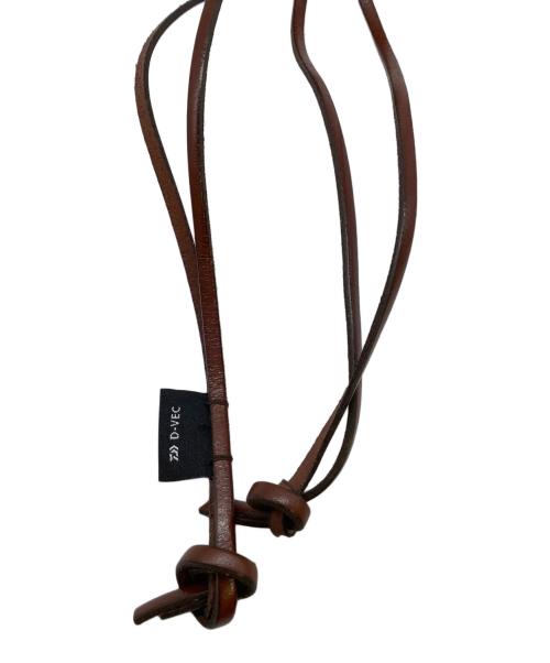 D-VEC（ディーベック）D-VEC (ディーベック) しな織創芸石田 巾着バッグ ブラウンの古着・服飾アイテム