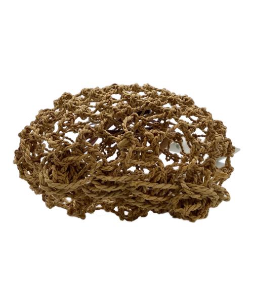 D-VEC（ディーベック）D-VEC (ディーベック) しな織創芸石田 巾着バッグ ブラウンの古着・服飾アイテム