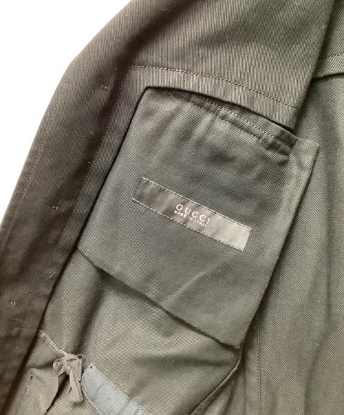 GUCCI（グッチ）GUCCI (グッチ) サファリジャケット ブラック サイズ:サイズ46の古着・服飾アイテム