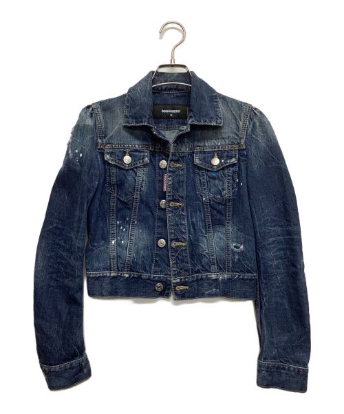 DSQUARED2（ディースクエアード）DSQUARED2 (ディースクエアード) デニムジャケット インディゴ サイズ:38の古着・服飾アイテム