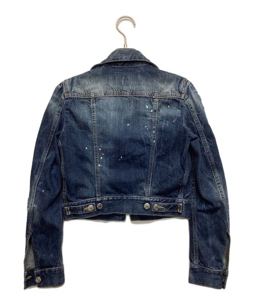 DSQUARED2（ディースクエアード）DSQUARED2 (ディースクエアード) デニムジャケット インディゴ サイズ:38の古着・服飾アイテム