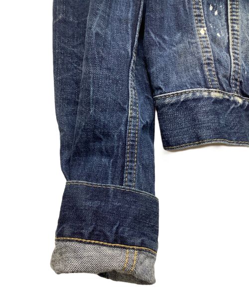 DSQUARED2（ディースクエアード）DSQUARED2 (ディースクエアード) デニムジャケット インディゴ サイズ:38の古着・服飾アイテム