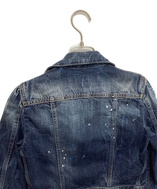 DSQUARED2（ディースクエアード）DSQUARED2 (ディースクエアード) デニムジャケット インディゴ サイズ:38の古着・服飾アイテム