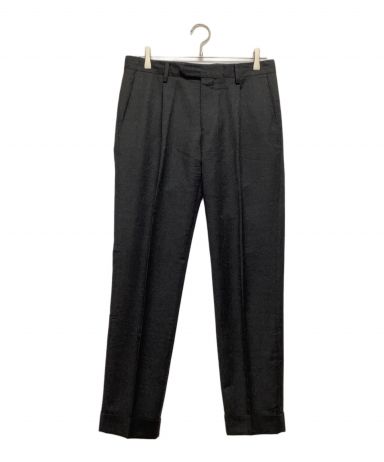 未使用タグ付 BEAMS GERMANO スラックスパンツ 46 グレー 無地 中古・古着通販】GERMANO (ジェルマーノ) BEAMS (ビームス) センター