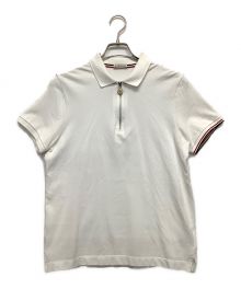 MONCLER（モンクレール）の古着「ポロシャツ」｜ホワイト