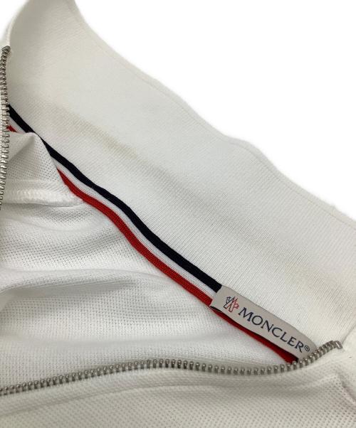 MONCLER（モンクレール）MONCLER (モンクレール) ポロシャツ ホワイト サイズ:Sの古着・服飾アイテム