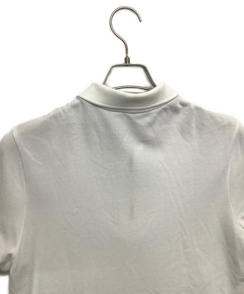 MONCLER（モンクレール）MONCLER (モンクレール) ポロシャツ ホワイト サイズ:Sの古着・服飾アイテム