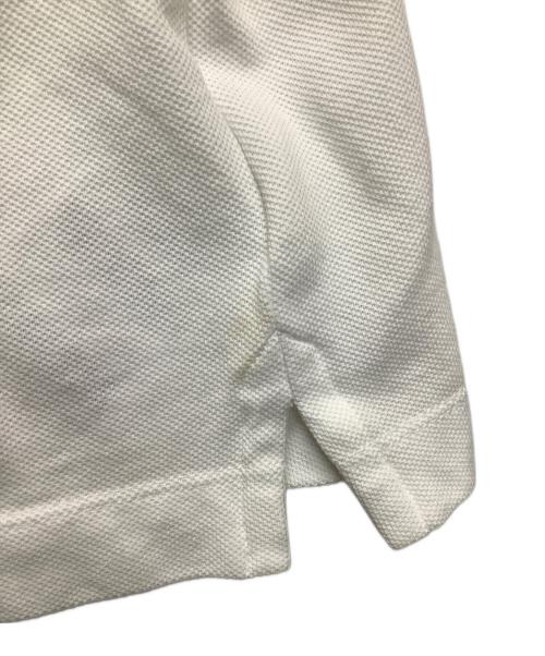 MONCLER（モンクレール）MONCLER (モンクレール) ポロシャツ ホワイト サイズ:Sの古着・服飾アイテム