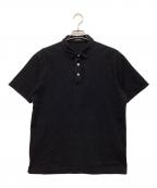 BLACK LABEL CRESTBRIDGEブラックレーベル クレストブリッジ）の古着「ポロシャツ」｜ブラック