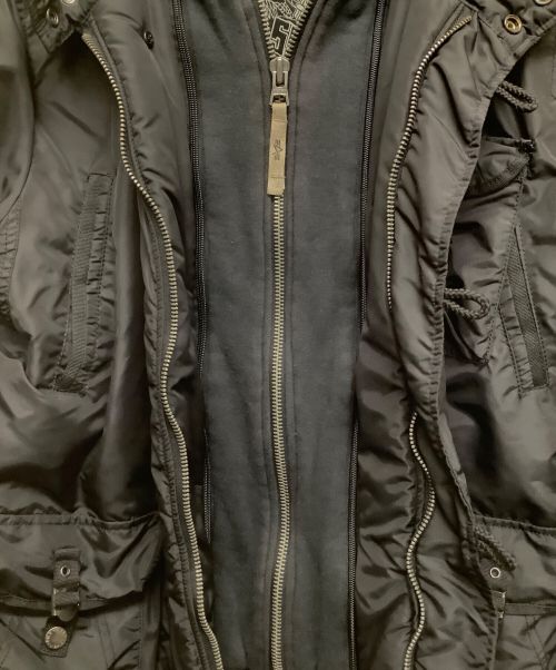 ALPHA（アルファ）ALPHA (アルファ) ミリタリージャケット ブラック サイズ:SMALLの古着・服飾アイテム