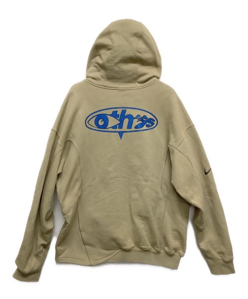NIKE（ナイキ）NIKE (ナイキ) プルオーバーパーカー ベージュ サイズ:Mの古着・服飾アイテム