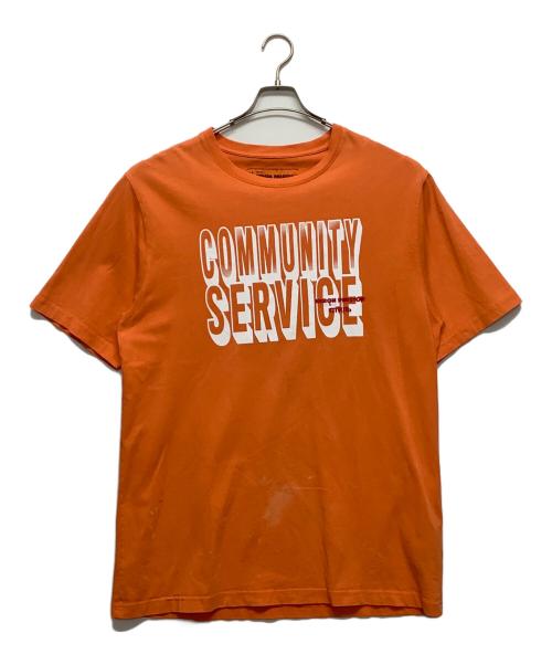 HERON PRESTON（ヘロンプレストン）HERON PRESTON (ヘロンプレストン) 半袖シャツ オレンジ サイズ:Mの古着・服飾アイテム