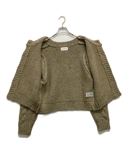 Sonny Label（サニーレーベル）Sonny Label (サニーレーベル) NaokoTakayama ニットカーディガン ブラウン サイズ:Freeの古着・服飾アイテム