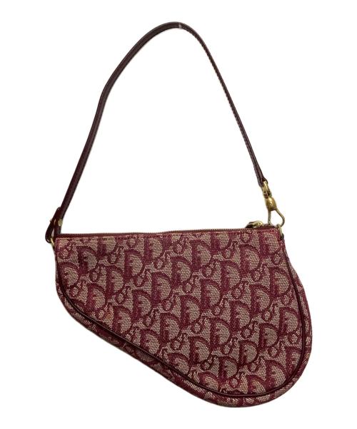 Christian Dior（クリスチャン ディオール）Christian Dior (クリスチャン ディオール) サドルポーチ レッドの古着・服飾アイテム