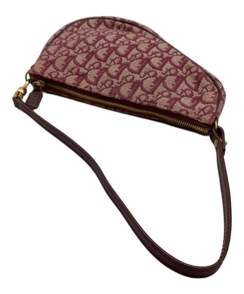 Christian Dior（クリスチャン ディオール）Christian Dior (クリスチャン ディオール) サドルポーチ レッドの古着・服飾アイテム