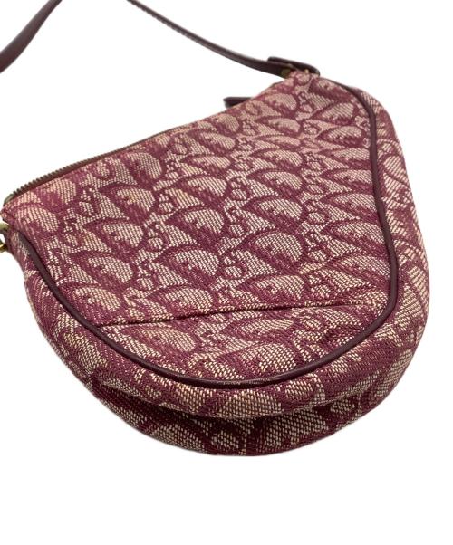 Christian Dior（クリスチャン ディオール）Christian Dior (クリスチャン ディオール) サドルポーチ レッドの古着・服飾アイテム