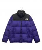 THE NORTH FACEザ ノース フェイス）の古着「ヌプシジャケット」｜ブラック×ブルー