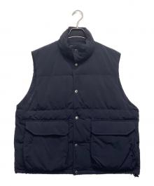 New Era（ニューエラ）の古着「ナイロンパフベスト」｜ネイビー