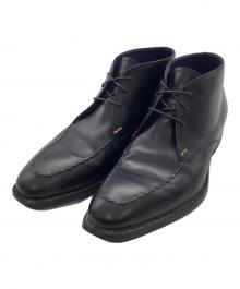 PAUL SMITH（ポールスミス）の古着「チャッカーブーツ」｜ブラック