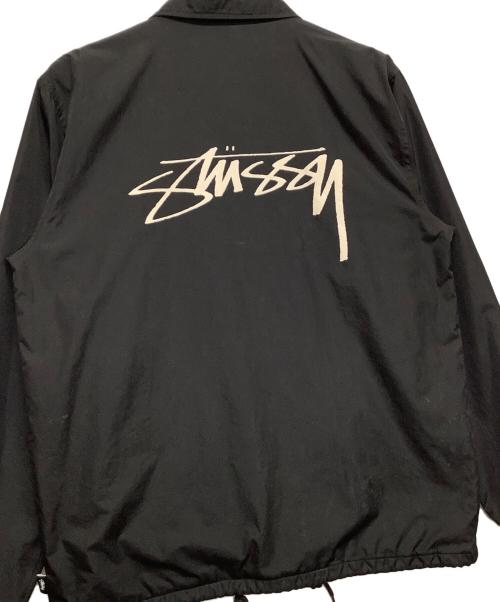 stussy（ステューシー）stussy (ステューシー) コーチジャケット ブラック サイズ:Mの古着・服飾アイテム