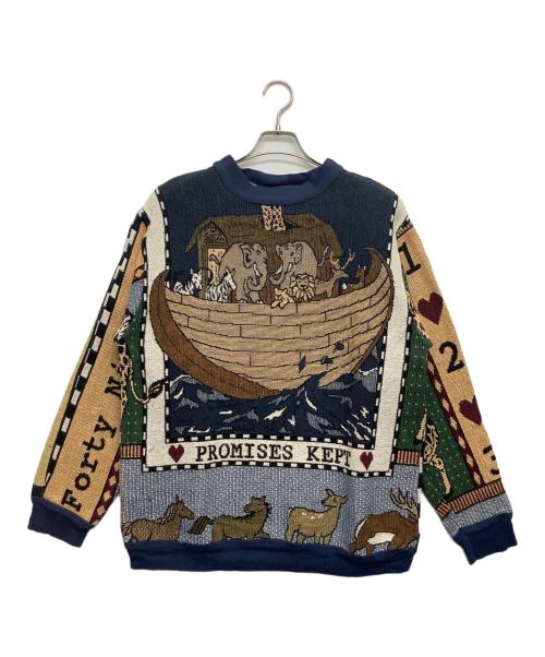 SUGAR STREET WEAVERS（シュガーストリートウェーバーズ）SUGAR STREET WEAVERS (シュガーストリートウェーバーズ) セーター マルチカラー サイズ:ONE SIZEの古着・服飾アイテム