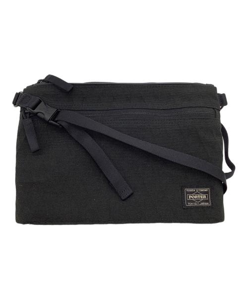 PORTER（ポーター）PORTER (ポーター) サコッシュ ブラックの古着・服飾アイテム