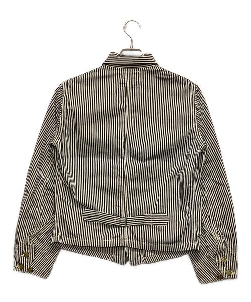 Joe McCOY（ジョーマッコイ）Joe McCOY (ジョーマッコイ) カバーオール ホワイト×ネイビー サイズ:Mサイズの古着・服飾アイテム