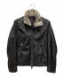 BURBERRY BLACK LABEL（バーバリーブラックレーベル）の古着「ラムレザージャケット」｜ブラック