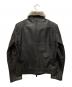 BURBERRY BLACK LABEL (バーバリーブラックレーベル) ラムレザージャケット ブラック サイズ:M：30000円