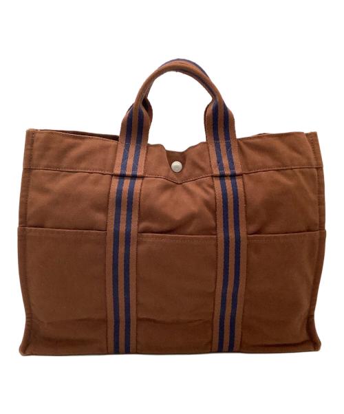 HERMES（エルメス）HERMES (エルメス) ハンドバッグ ブラウンの古着・服飾アイテム
