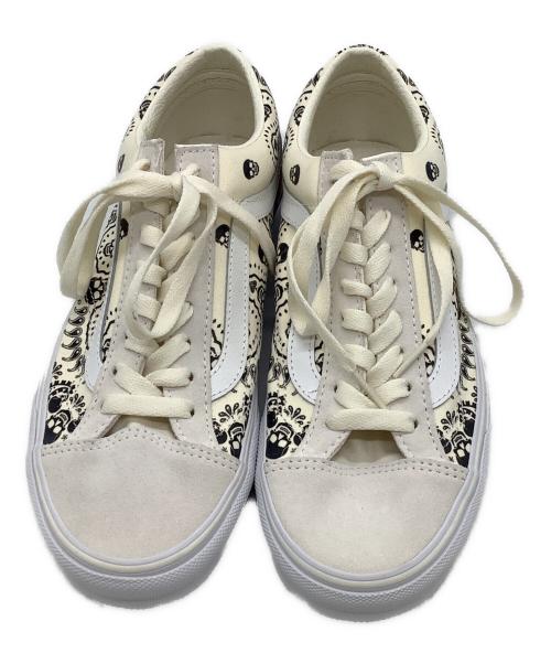 VANS（ヴァンズ）VANS (バンズ) スニーカー ホワイト×ベージュ サイズ:26cmの古着・服飾アイテム