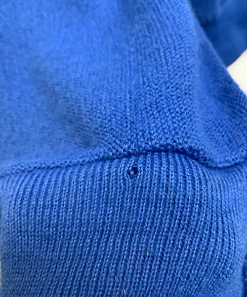 JOCKEY（ジョッキー）JOCKEY (ジョッキー) アクリルニットカーディガン ブルー サイズ:Lの古着・服飾アイテム
