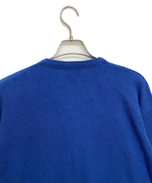 JOCKEY（ジョッキー）JOCKEY (ジョッキー) アクリルニットカーディガン ブルー サイズ:Lの古着・服飾アイテム