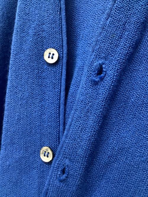 JOCKEY（ジョッキー）JOCKEY (ジョッキー) アクリルニットカーディガン ブルー サイズ:Lの古着・服飾アイテム