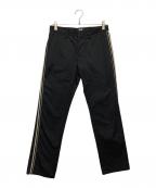 DOLCE & GABBANAドルチェ＆ガッバーナ）の古着「サイドラインパンツ」｜ブラック