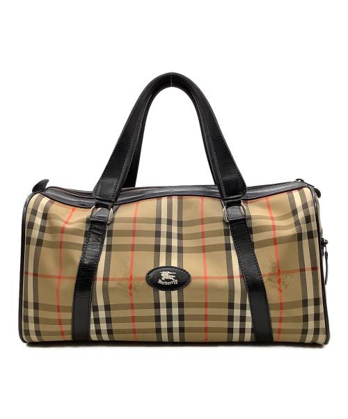Burberry's（バーバリーズ）Burberry's (バーバリーズ) ボストンバッグ ブラウンの古着・服飾アイテム