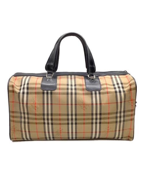 Burberry's（バーバリーズ）Burberry's (バーバリーズ) ボストンバッグ ブラウンの古着・服飾アイテム
