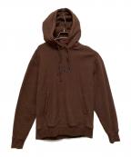 stussyステューシー）の古着「プルオーバーパーカー」｜ブラウン