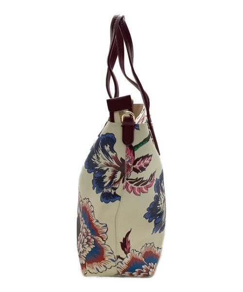 TORY BURCH（トリーバーチ）TORY BURCH (トリーバーチ) ショルダーバッグ パープル×ホワイトの古着・服飾アイテム