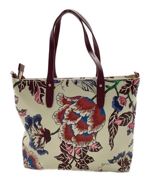 TORY BURCH（トリーバーチ）TORY BURCH (トリーバーチ) ショルダーバッグ パープル×ホワイトの古着・服飾アイテム