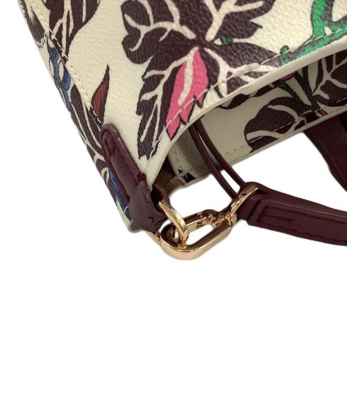 TORY BURCH（トリーバーチ）TORY BURCH (トリーバーチ) ショルダーバッグ パープル×ホワイトの古着・服飾アイテム